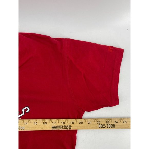 Russell Athletic Rutgers University Red Short Sleeve Graphic T Shirt Tee Size L - Picture 9 of 11